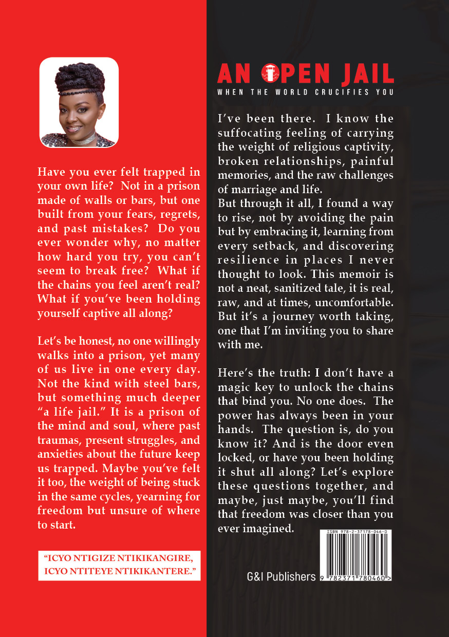An Open Jail - Book Back Cover
